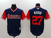 Angels 27 Mike Trout KIIIIID Navy 2018 Players Weekend Stitched Jersey,baseball caps,new era cap wholesale,wholesale hats